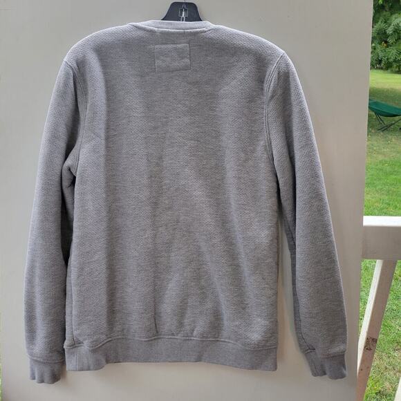 Coleman Men's Sherpa Fleece Lined Long Sleeve Grey Heathered Sweatshirt Small - Picture 10 of 10